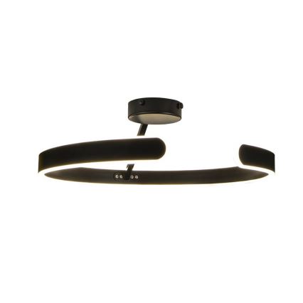 LED himmennettävä kattovalaisin LED/72W/230V 3000-6500K musta + kaukosäädin