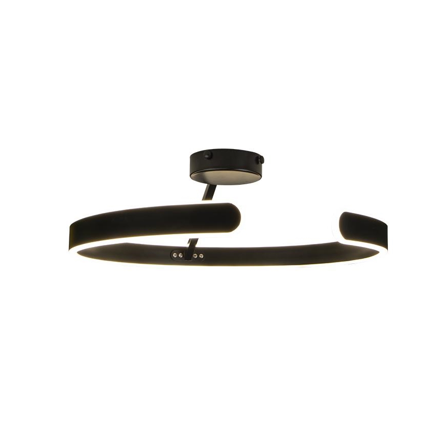 LED himmennettävä kattovalaisin LED/72W/230V 3000-6500K musta + kaukosäädin