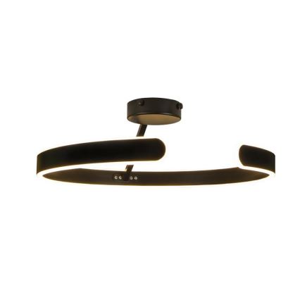 LED himmennettävä kattovalaisin LED/72W/230V 3000-6500K musta + kaukosäädin