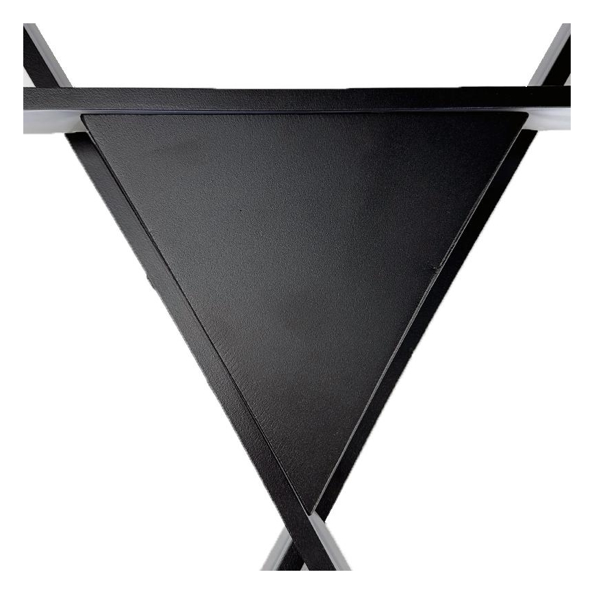 LED himmennettävä kattovalaisin LED/75W/230V 3000-6500K musta + kaukosäädin