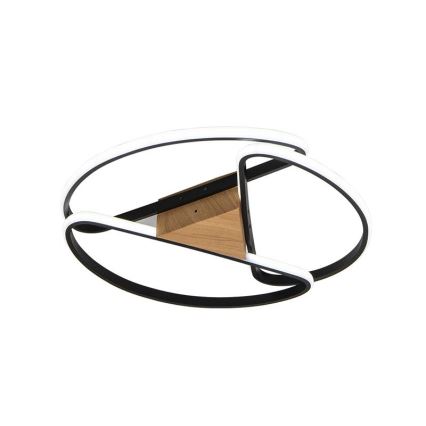 LED himmennettävä kattovalaisin LED/75W/230V 3000-6500K ruskea/musta + kaukosäädin