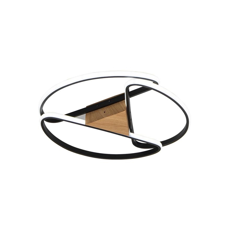 LED himmennettävä kattovalaisin LED/75W/230V 3000-6500K ruskea/musta + kaukosäädin