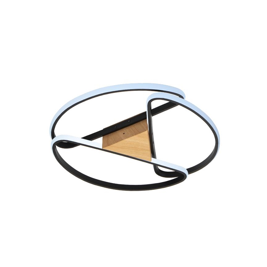 LED himmennettävä kattovalaisin LED/75W/230V 3000-6500K ruskea/musta + kaukosäädin