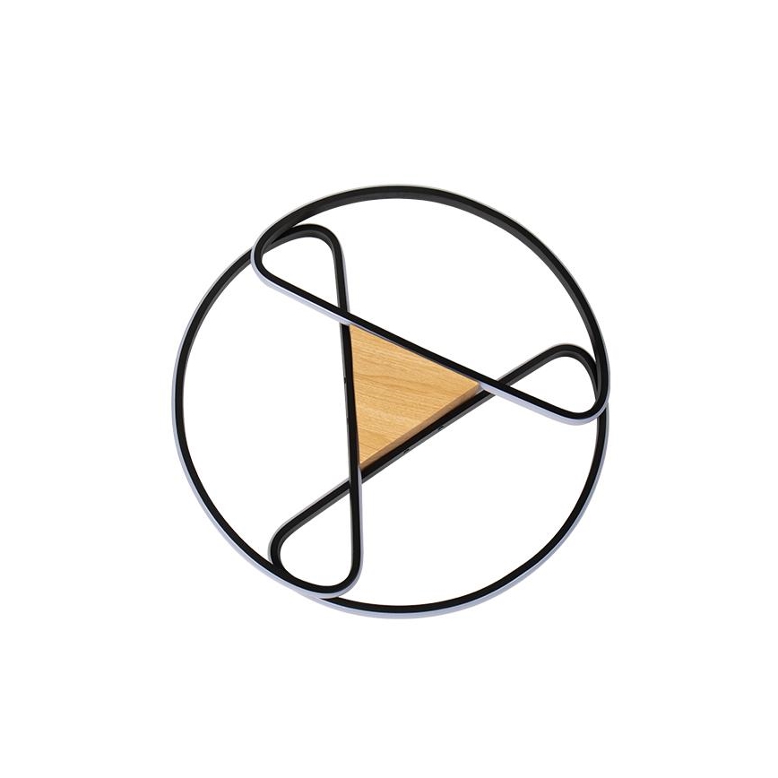 LED himmennettävä kattovalaisin LED/75W/230V 3000-6500K ruskea/musta + kaukosäädin