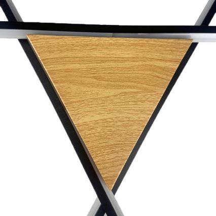 LED himmennettävä kattovalaisin LED/75W/230V 3000-6500K ruskea/musta + kaukosäädin