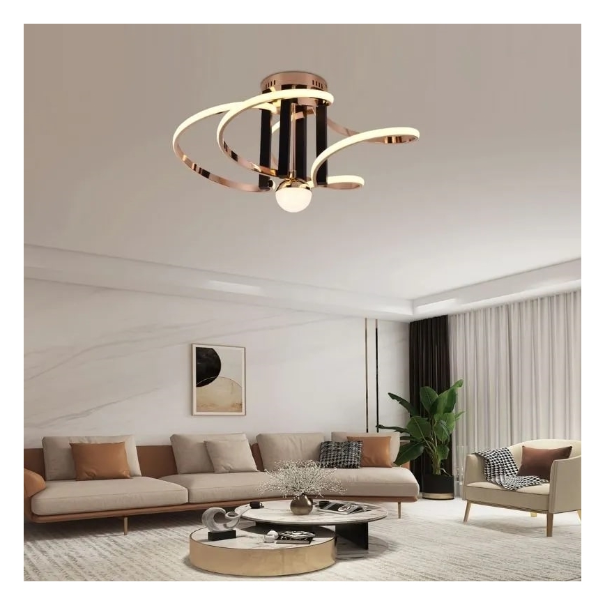 LED himmennettävä kattovalaisin LED/80W/230V 3000-6500K + kaukosäädin