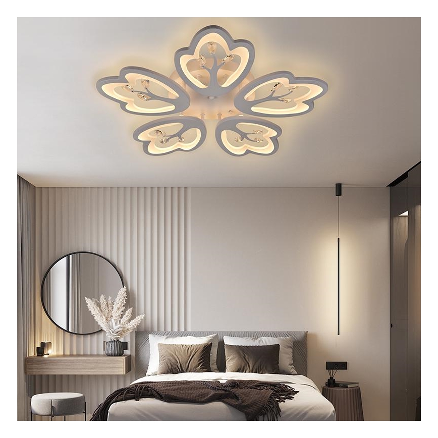LED himmennettävä kattovalaisin LED/80W/230V 3000-6500K + kaukosäädin