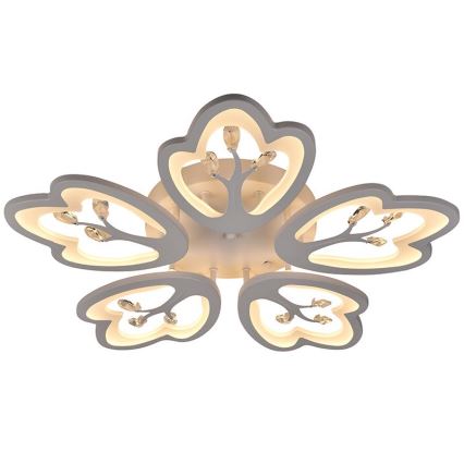 LED himmennettävä kattovalaisin LED/80W/230V 3000-6500K + kaukosäädin