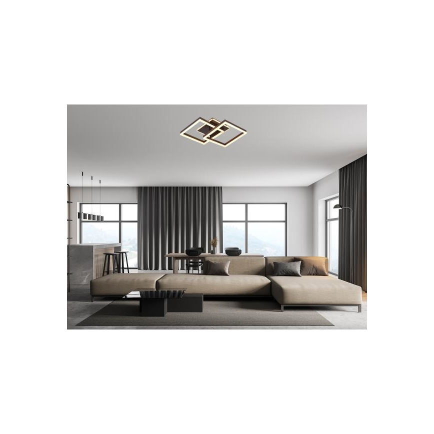 LED himmennettävä kattovalaisin LED/80W/230V 3000-6500K + kaukosäädin