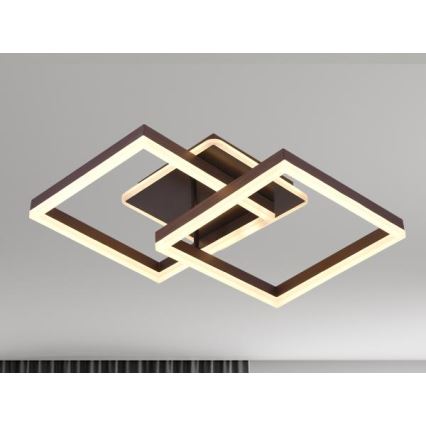 LED himmennettävä kattovalaisin LED/80W/230V 3000-6500K + kaukosäädin