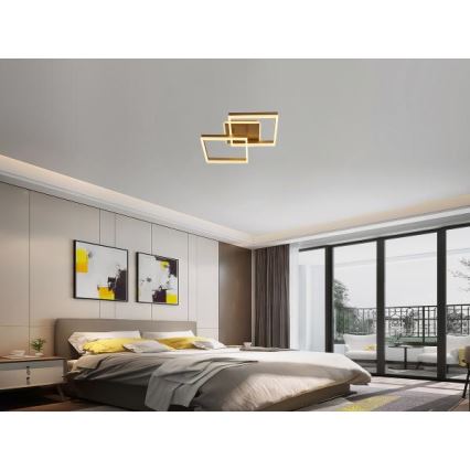 LED Himmennettävä kattovalaisin LED/80W/230V 3000-6500K + kaukosäädin