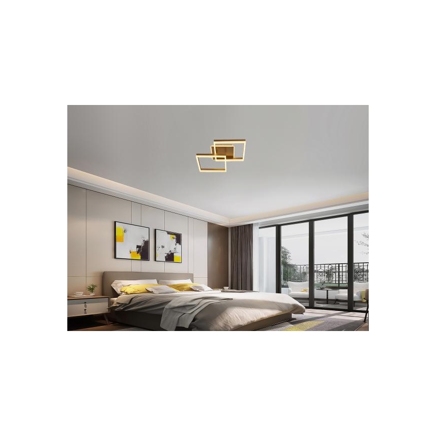 LED Himmennettävä kattovalaisin LED/80W/230V 3000-6500K + kaukosäädin