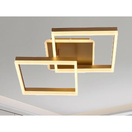 LED Himmennettävä kattovalaisin LED/80W/230V 3000-6500K + kaukosäädin