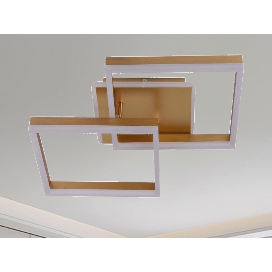 LED Himmennettävä kattovalaisin LED/80W/230V 3000-6500K + kaukosäädin