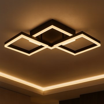 LED Himmennettävä kattovalaisin LED/85W/230V 3000-6500K + kauko-ohjain