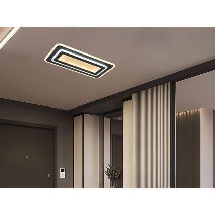 Himennettävä LED-kattovalaisin LED/85W/230V 3000-6500K musta + kaukosäädin