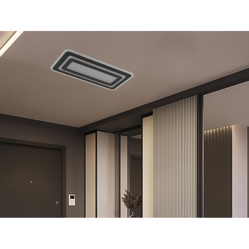 Himennettävä LED-kattovalaisin LED/85W/230V 3000-6500K musta + kaukosäädin