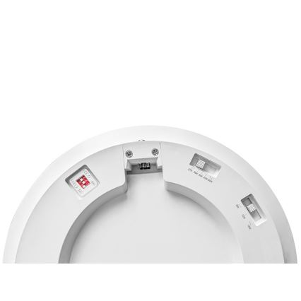 LED-himmennettävä kattovalaisin liiketunnistimella ja hämäräkytkimellä LED/6/12/18W/230V halkaisija 23 cm