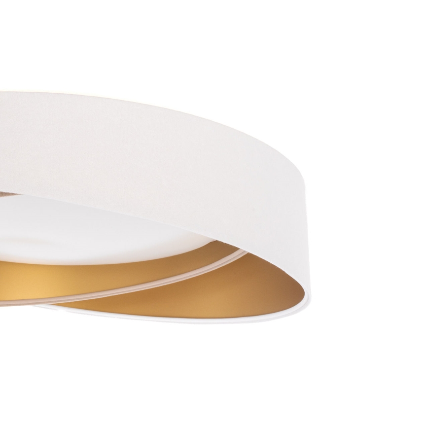 LED-himmennettävä kattovalaisin SMART GALAXY MODERN LED/24W/230V 3000-6500K halkaisija 55 cm valkoinen/beige/kulta + kaukosäädin