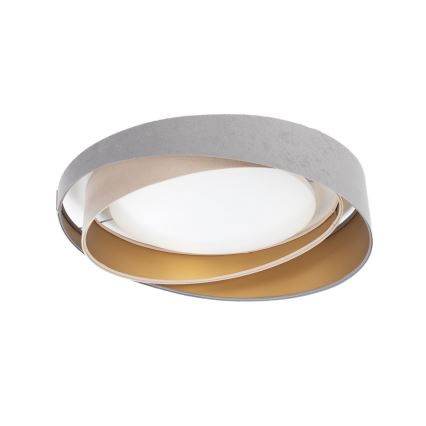 LED-himmennettävä kattovalaisin SMART GALAXY MODERN LED/24W/230V 3000-6500K halkaisija 55 cm harmaa/beige/kulta + kaukosäädin