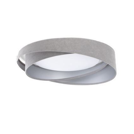 Himmennettävä LED-kattovalaisin SMART GALAXY MODERN LED/24W/230V 3000-6500K halkaisija 55 cm harmaa/hopea + kaukosäädin