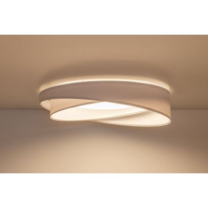 LED-himmennettävä kattovalaisin SMART GALAXY MODERN LED/24W/230V 3000–6500K Ø 55 cm valkoinen + kaukosäädin