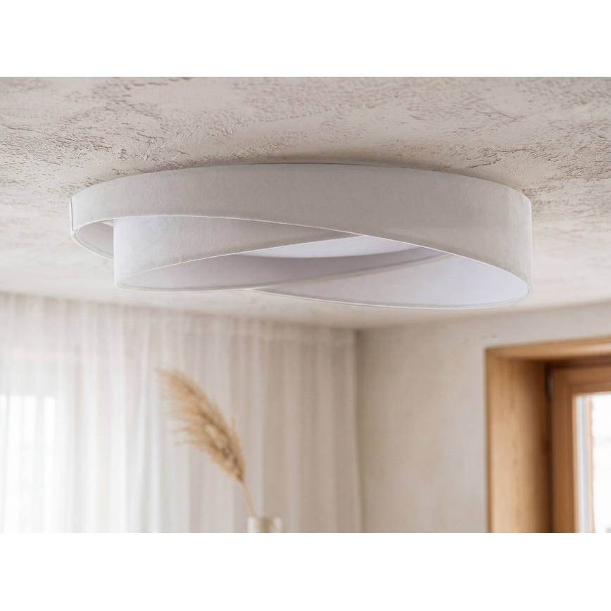 LED-himmennettävä kattovalaisin SMART GALAXY MODERN LED/24W/230V 3000–6500K Ø 55 cm valkoinen + kaukosäädin