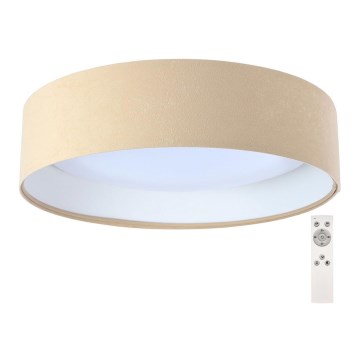 LED himmennettävä kattovalaisin SMART GALAXY LED/24W/230V Ø 44 cm beige/valkoinen 3000-6500K + kaukosäädin