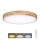 LED himmennettävä kattovalaisin SOLID OAK LED/60W/230V 3000-6500K tammi Ø 51 cm + kaukosäädin