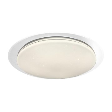 LED-himmennettävä kattovalaisin SONIC LED/35W/230V 3000–6000K Ø 45 cm valkoinen + kaukosäädin