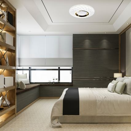 LED himmennettävä kattovalaisin TOKYO LED/48W/230V 3000-6000K + kaukosäädin