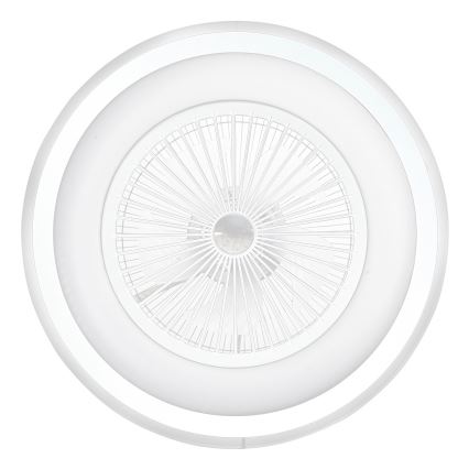 LED Himmennettävä kattovalaisin tuulettimella ZONDA LED/48W/230V 3000-6000K valkoinen + kaukosäädin