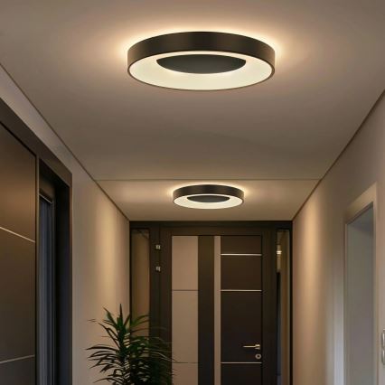 Himmennettävä LED-kylpyhuoneen kattovalaisin WITOLD LED/48W/230V Ø 38,5 cm 3000-6000K IP44 + kaukosäädin