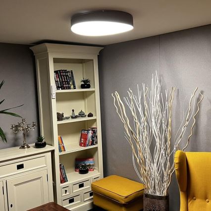 LED Himmennettävä kattovalo LED/48W/230V 2700-6500K Wi-Fi Tuya + kauko-ohjain