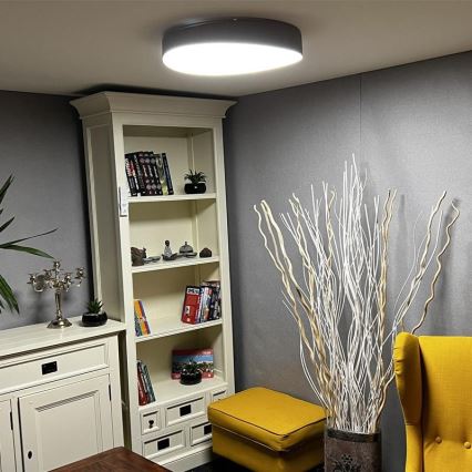 LED Himmennettävä kattovalo LED/48W/230V 2700-6500K Wi-Fi Tuya + kauko-ohjain