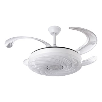 LED himmennettävä kattovalo LED/60W/230V 3000-6000K halkaisija 50 cm valkoinen + kauko-ohjaus