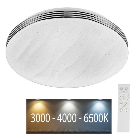 LED Himmennettävä kattovalo LED/60W/230V 3000K/4000K/6500K + kaukosäädin