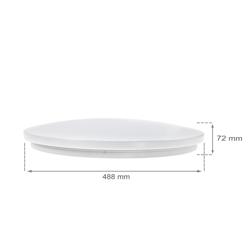 LED Himmennettävä kattovalo NYMPHEA LED/36W/230V 2700-6500K Wi-Fi Tuya