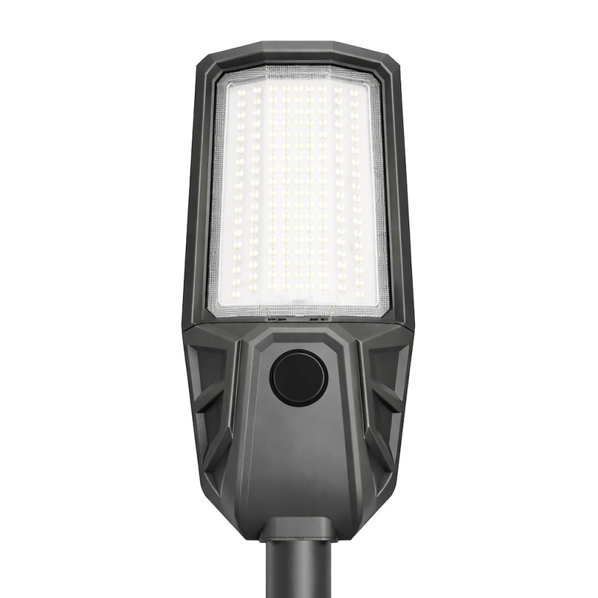 LED-himennettävä katuvalaisin anturilla ja aurinkopaneelilla KOBRA LED/400W/3,2V 24000 mAh IP65 antrasiitti + kaukosäädin