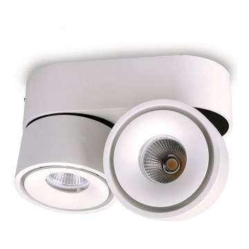 LED Himmennettävä kohdevalo LAHTI MINI 2xLED/9W/230V 3000K CRI 90 valkoinen