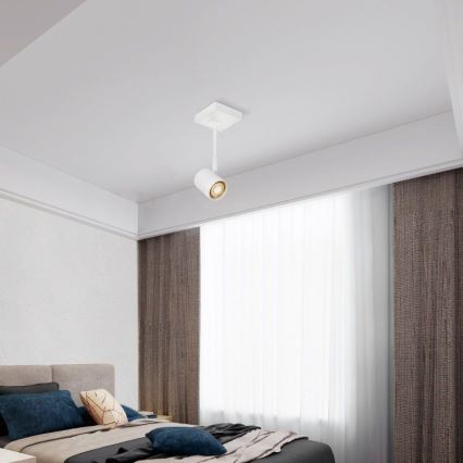 LED Himmennettävä kohdevalo MANU 1xGU10/5,8W/230V valkoinen