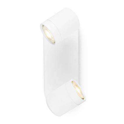 LED Himmennettävä kohdevalo MANU 2xGU10/5,8W/230V valkoinen