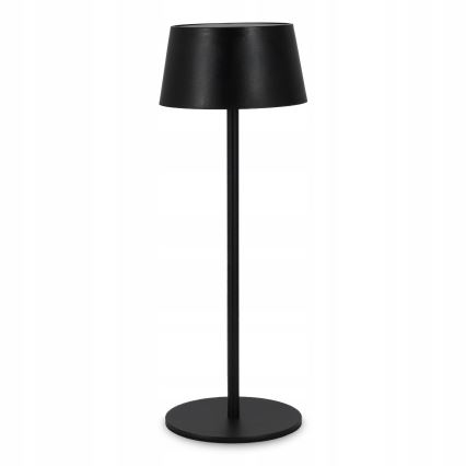 LED-himmennettävä kosketuksella toimiva aurinkolamppu LED/3W/5V USB 1800 mAh IP44 musta