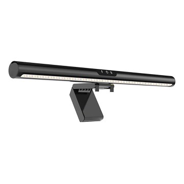 LED himmennettävä kosketusnäyttövalo näytölle LED/5W/5V 3000/4000/5000/6000K 42 cm musta