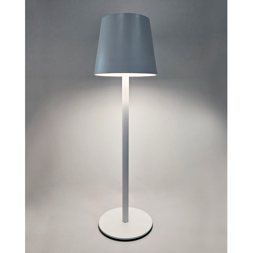 LED himmennettävä kosketuspöytälamppu LED/5W/5V USB 1200 mAh valkoinen