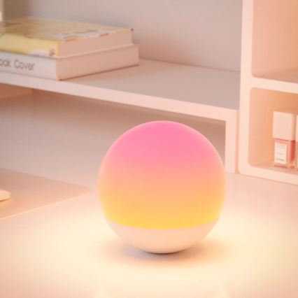 LED himmennettävä kosketuspöytälamppu CANDY LED/5V 1200 mAh monivärinen