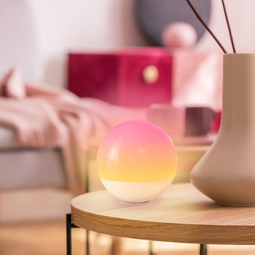 LED himmennettävä kosketuspöytälamppu CANDY LED/5V 1200 mAh monivärinen