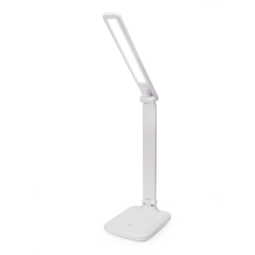 LED himmennettävä kosketuspöytälamppu USB-portilla REMUS LED/5W/230V valkoinen