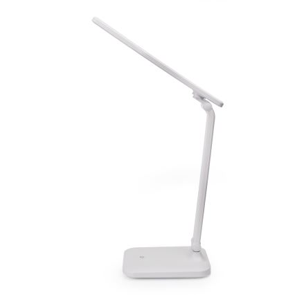 LED himmennettävä kosketuspöytälamppu USB-portilla REMUS LED/5W/230V valkoinen