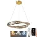LED himmennettävä kristallikruunu johdolla LED/40W/230V 3000-6500K + kaukosäädin